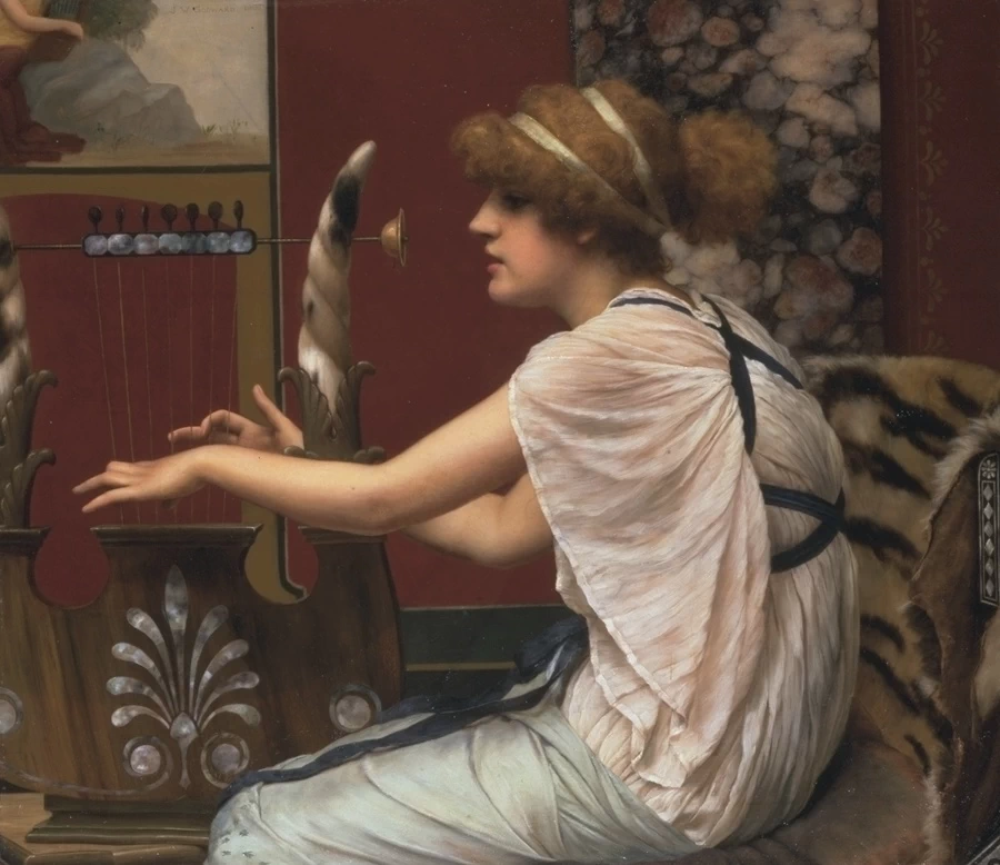 Erato alla sua lira, 1895